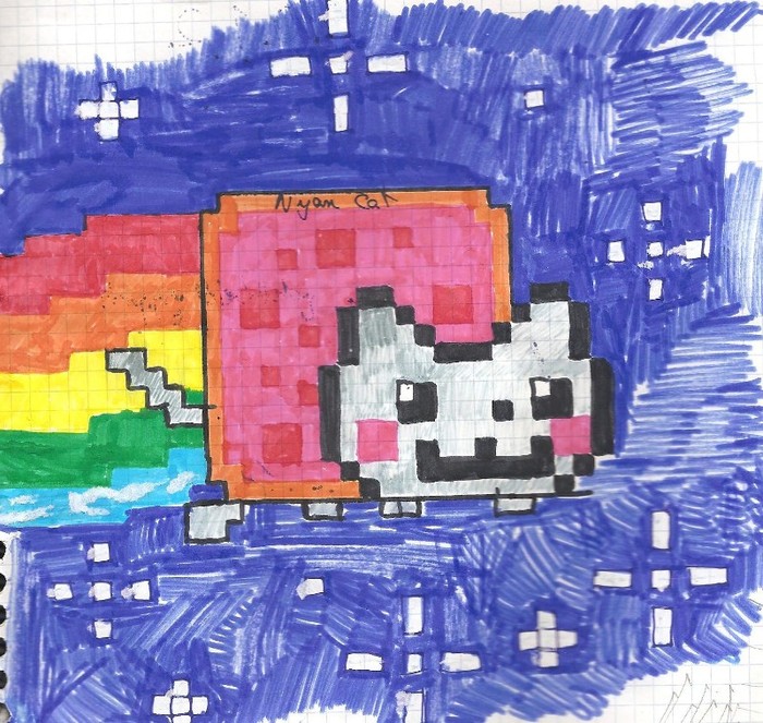 nyan cat - Desenele mele