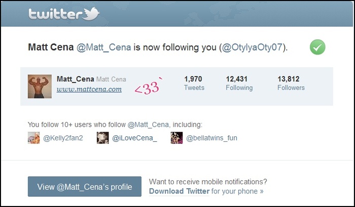 9 - 0 0_o My first Follow from a star