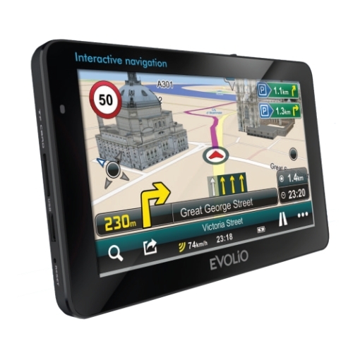 Sistem de navigatie Evolio X Slim - 2 Sistem de navigatie Evolio X Slim si Husa GPS cadou