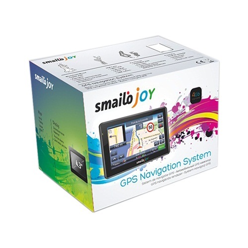 Sistem de navigatie Smailo Joy, Free map, 4GB + Husa cadou (1)