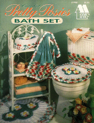 Pretty Posies Bath Set1 no pg 2 - Alte modele-in asteptarea verii