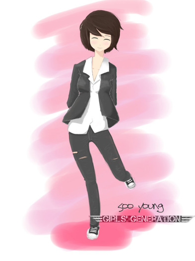 soo_young_SNSD_by_deAtHwiSH90 - SooYoung