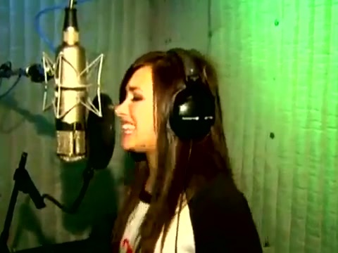 Demi in the recording studio. 013 - Demilush - In the recording studio - Part oo1