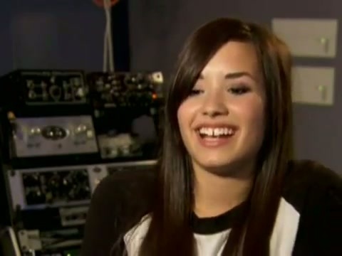 Demi in the recording studio. 504