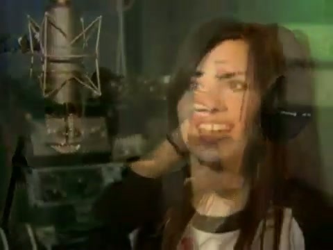 Demi in the recording studio. 609