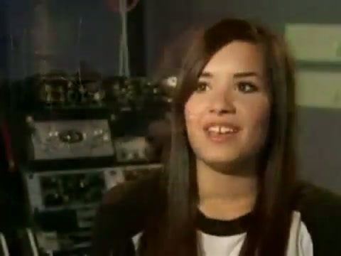 Demi in the recording studio. 610