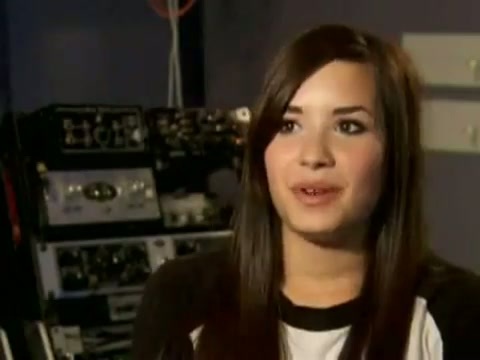 Demi in the recording studio. 611