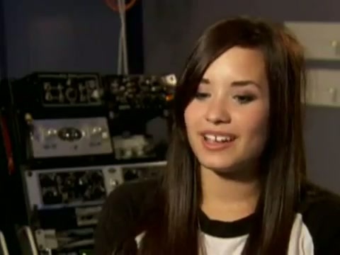 Demi in the recording studio. 619