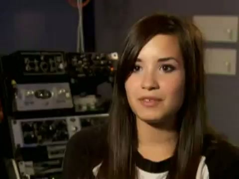 Demi in the recording studio. 649