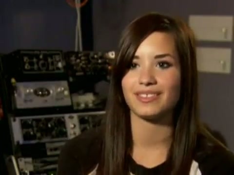 Demi in the recording studio. 709