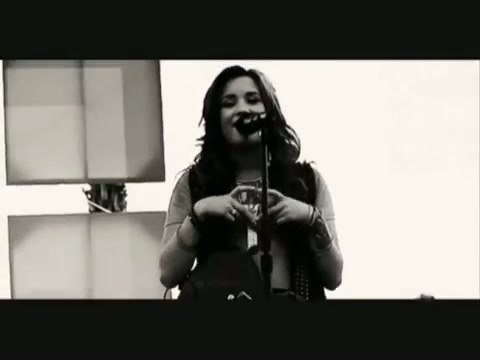 Demi in the recording studio. 123