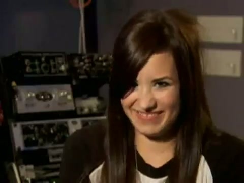 Demi in the recording studio. 739