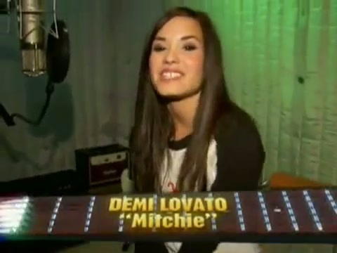 Demi in the recording studio. 134