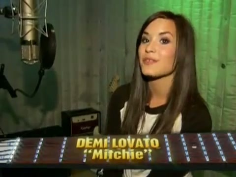 Demi in the recording studio. 141