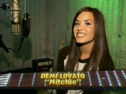 Demi in the recording studio. 144