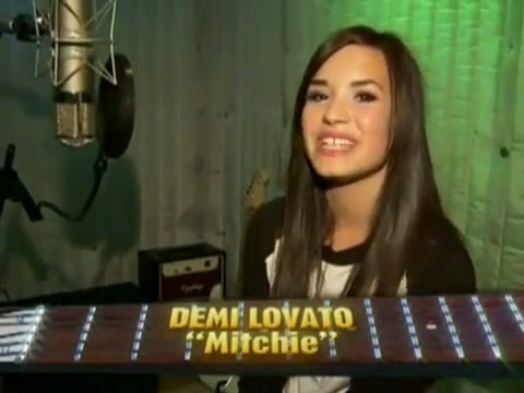 Demi in the recording studio. 146