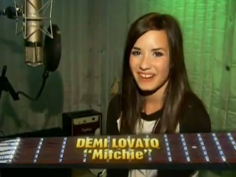 Demi in the recording studio. 148