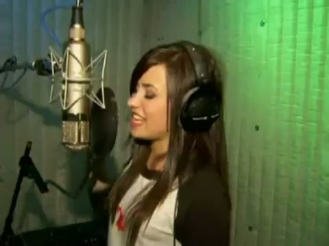 Demi in the recording studio. 152 - Demilush - In the recording studio - Part oo1