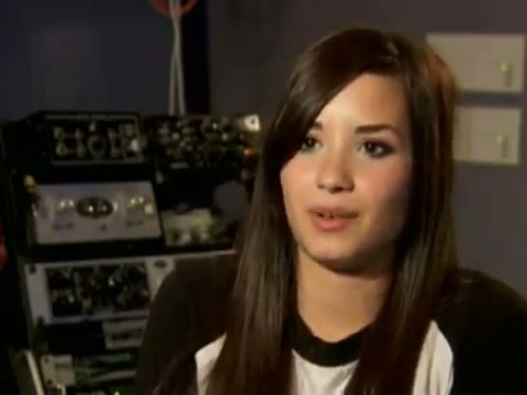 Demi in the recording studio. 810