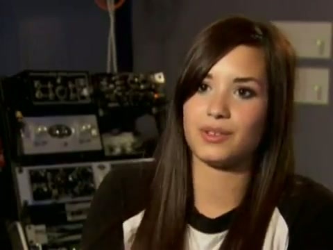 Demi in the recording studio. 811