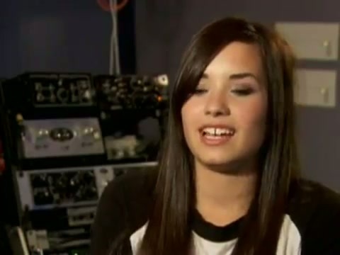 Demi in the recording studio. 815