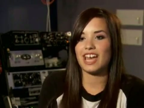 Demi in the recording studio. 816