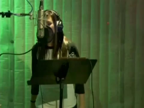 Demi in the recording studio. 163