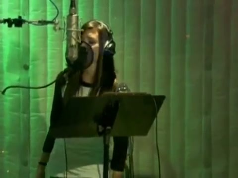 Demi in the recording studio. 169