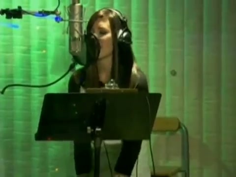Demi in the recording studio. 199