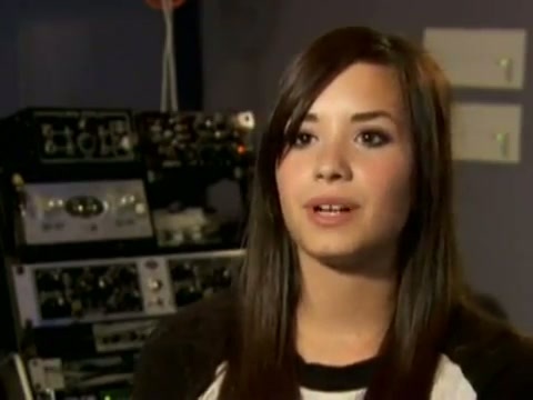 Demi in the recording studio. 261