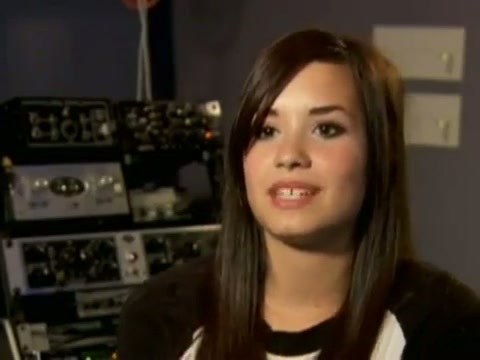 Demi in the recording studio. 294
