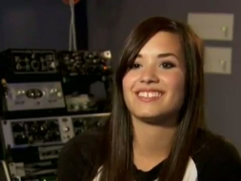 Demi in the recording studio. 298