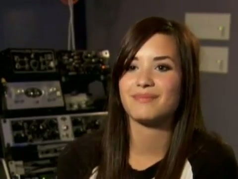 Demi in the recording studio. 304 - Demilush - In the recording studio - Part oo1