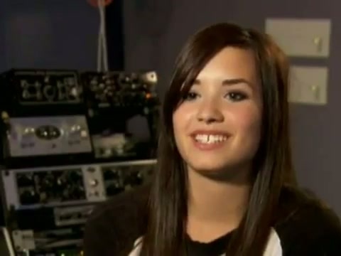 Demi in the recording studio. 305