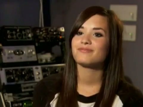 Demi in the recording studio. 370