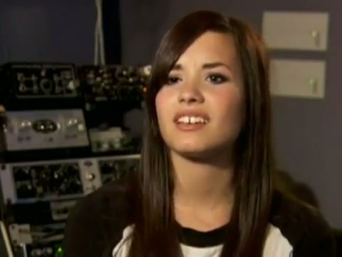 Demi in the recording studio. 397 - Demilush - In the recording studio - Part oo1