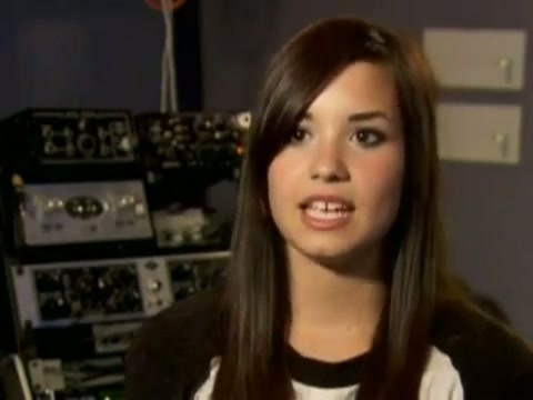 Demi in the recording studio. 466