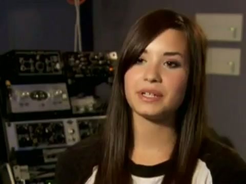 Demi in the recording studio. 469