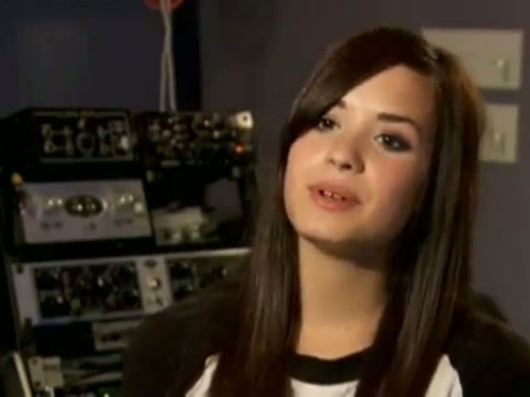 Demi in the recording studio. 471