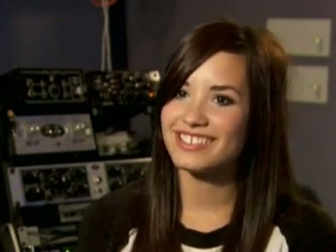 Demi in the recording studio. 481
