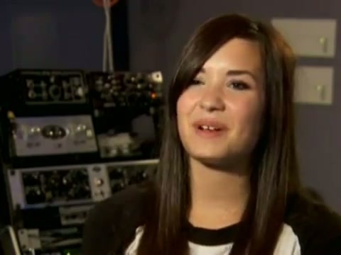 Demi in the recording studio. 487