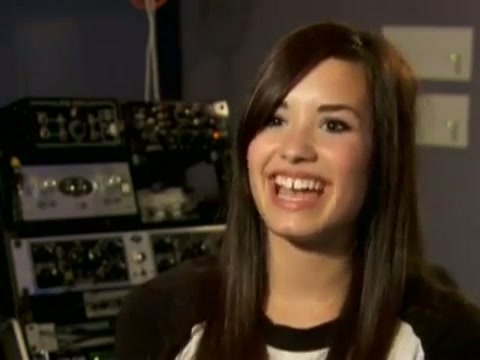 Demi in the recording studio. 491