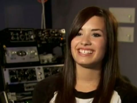 Demi in the recording studio. 493