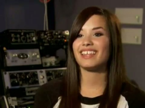 Demi in the recording studio. 499