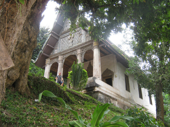 Templul Vat Senaram de pe colina Phousi - Laos
