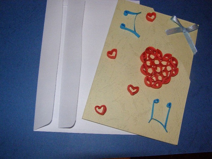 Valentine's Day- felicitare quilling