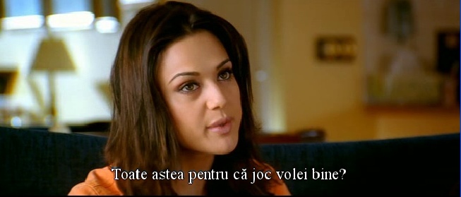 Toate astea pentru ca joc volei bine?