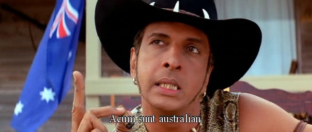 Acum sunt australian