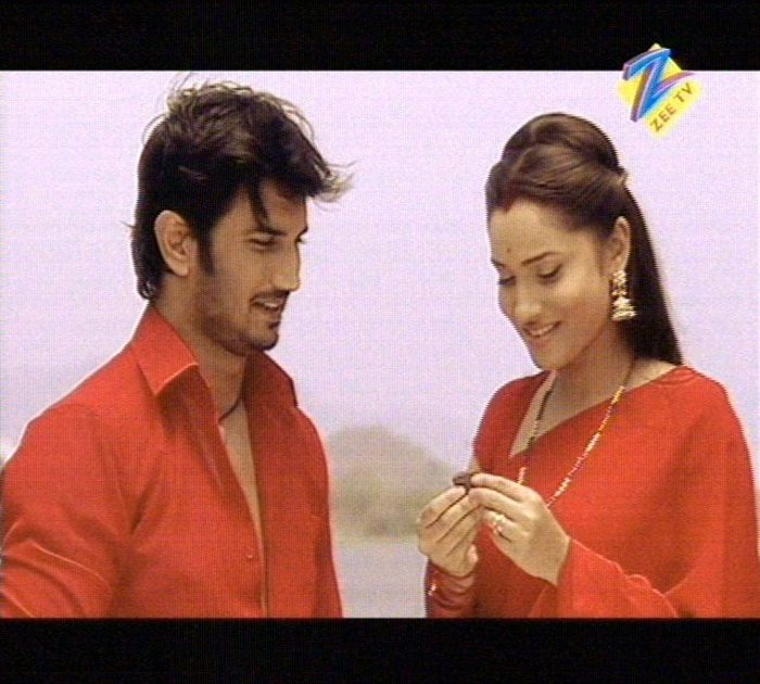 208398_199412540092514_174787245888377_605107_5468306_n - Sushant and Ankita prince and princess in red