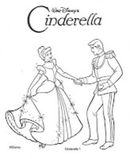 Cinderella1 - planse de colorat